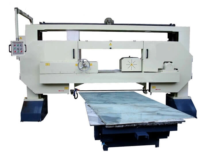 Horizontal Stone Cutting Machine Diamond Wire Band Saw Machinery Thin Marble Slabs Pair Cutter Splitting Tile Saw Machine