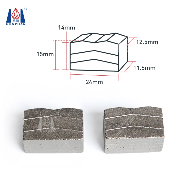 M Shape Granite Diamond Cutting Segments for Saw Blade