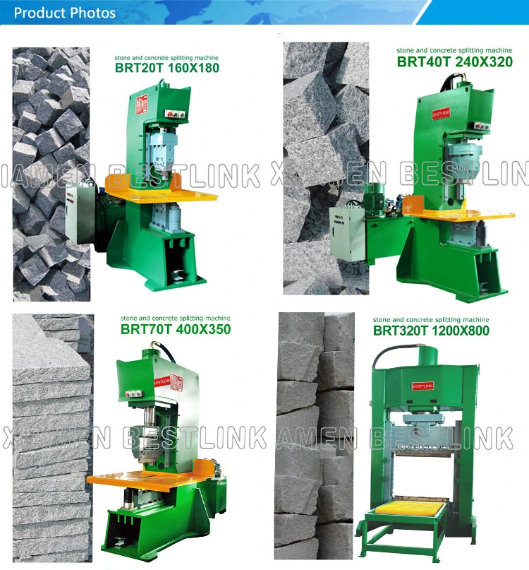 Rough Cut Cobblestone Split Machine with Floating Chisel