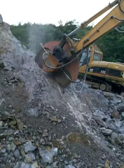 Máquina de corte de pedra de alta qualidade para corte de mármore/serra de rocha/serra hidráulica escavadeira