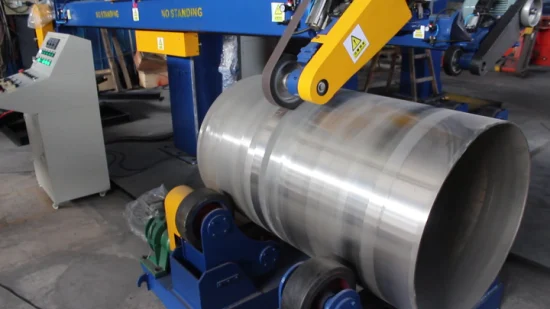 Máquina de polimento de superfície de tanque e cabeça de prato para equipamento de processo de metal de alumínio para uso industrial