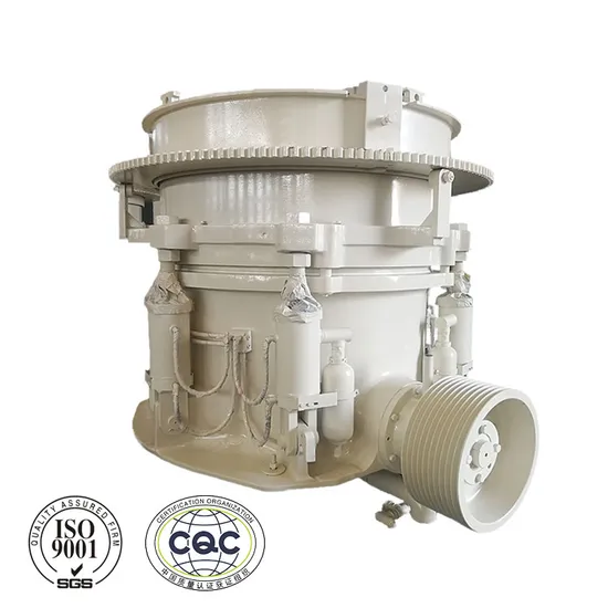 Máquina de trituração de pedra dura de alta capacidade e pressão hidráulica HP Cone Crusher