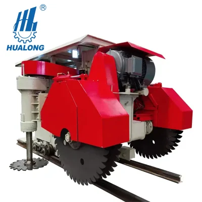 Hualong High Speed ​​CE Machinery Hkss-1400 Elétrica/Diesel Arenito Calcário Laterita Pedra Tijolo Pedreira Máquina de Corte de Blocos no Quênia