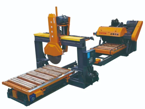 Dafon cortador de lancis rígido automático de alta eficiência/máquina de corte de pedra para processamento de mármore/granito com preço de fábrica