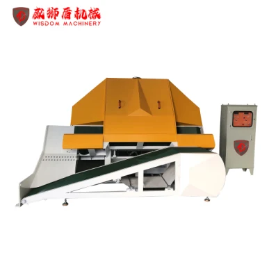 Wsdtv60 Professional 60HP Thin Stone Veneer Serra máquina de corte de pedra para plano de pedras elípticas irregulares, como paralelepípedos com 2 anos de garantia