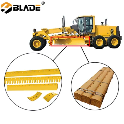 Peças sobressalentes para máquinas de construção Bordas de corte 13 14 15 furos 5D9559 Lâmina de trator niveladora Bulldozer Cutting Edge Loader Lâmina de caçamba